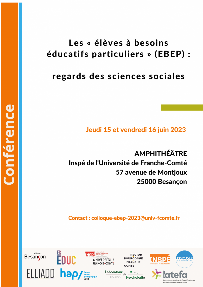 Regards des sciences sociales sur les élèves à besoins éducatifs particuliers